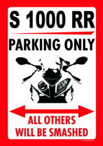 S 1000 RR PARKING ONLY